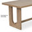 Elys Modern Solid Wood Dining Table