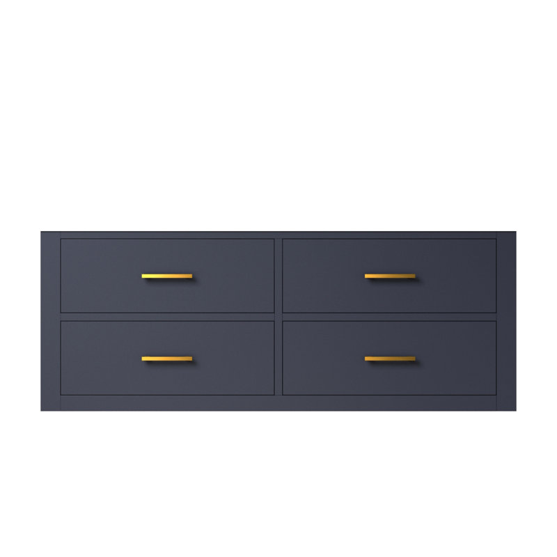 48 po X P 22 po D Meuble-lavabo simple sans comptoir, Bleu
