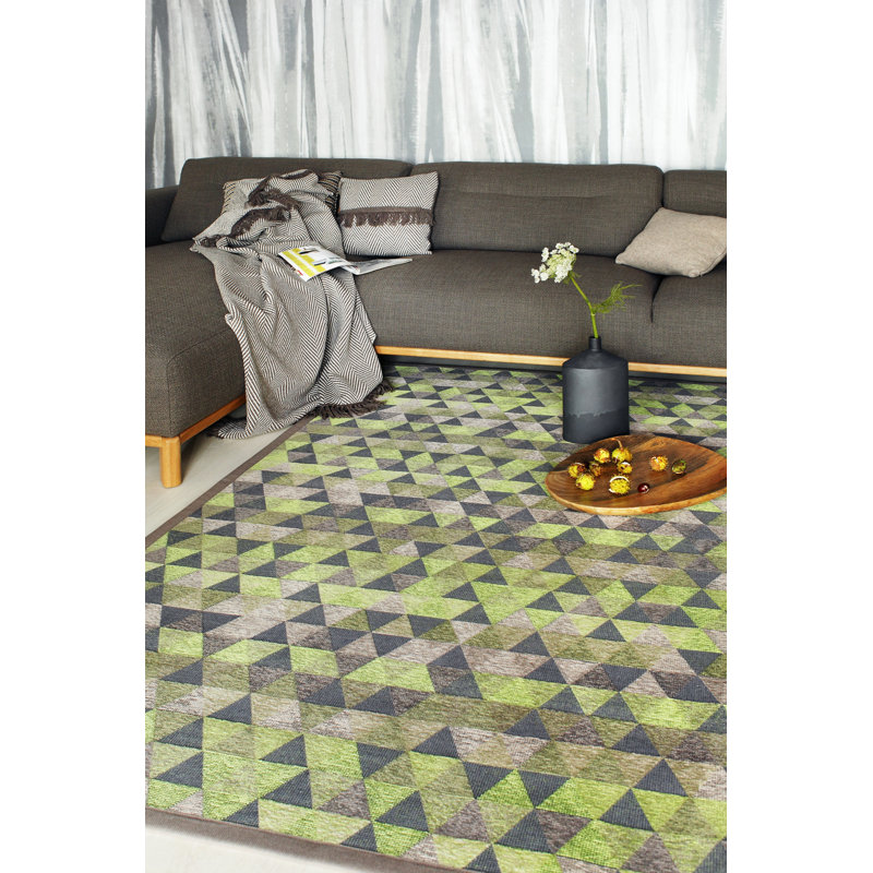 Railey Striped Hand Woven Area Rug, Rectangle 200 x 300cm