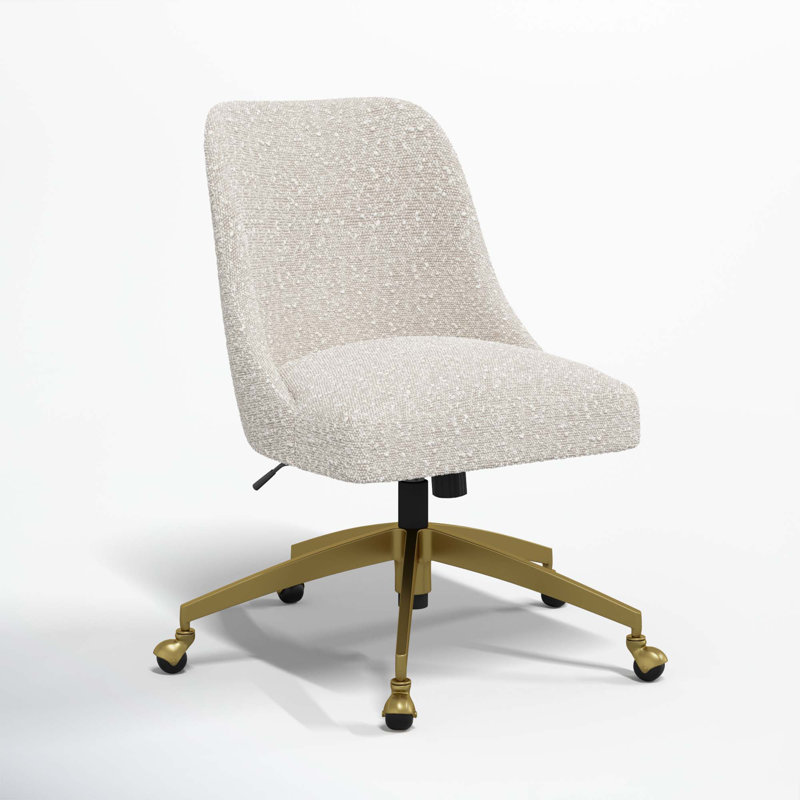 Chaise de bureau Tamieka, Boucle ivoire classique