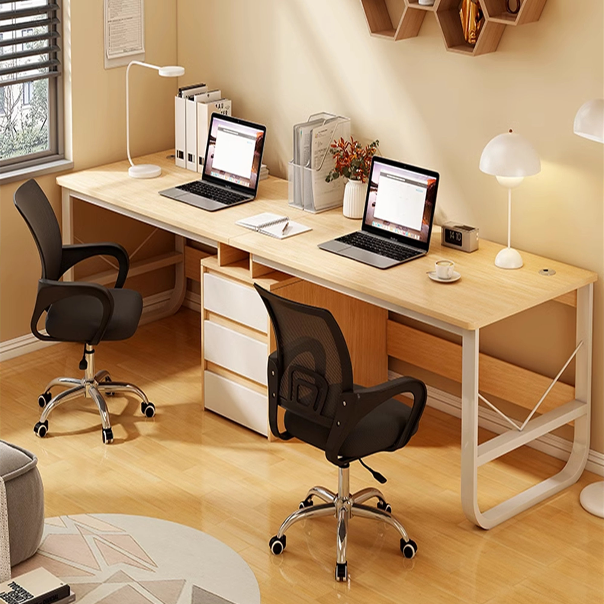 Ebern Designs Lamotte Metal Base Computer Desk | Wayfair