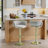 Christal Velvet Swivel Adjustable Height Bar Stool-93480938-90489187