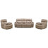 Arthur Abra Manual Glider Reclining Sofa And Two Recliners