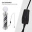Wall-mounted LED Light Barber Pole with Bright Rotating Strips