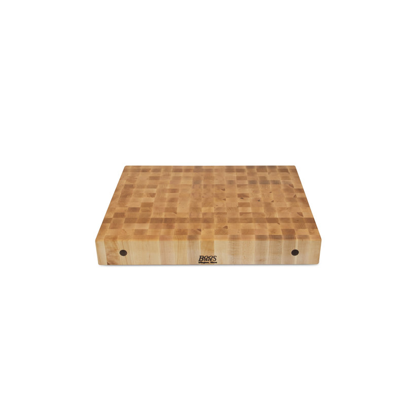 BoosBlock® 4" End Grain Maple Non-Reversible Block, 30" W x 24" L