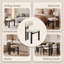 40.5 cm H Upholstered Fabric Dining Chair-426412896