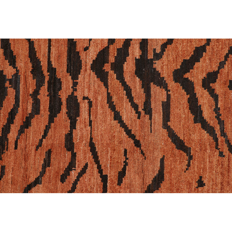 Hand Knotted Wool Area Rug