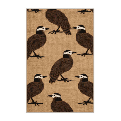 Tapis lavable brun Noddy Birds