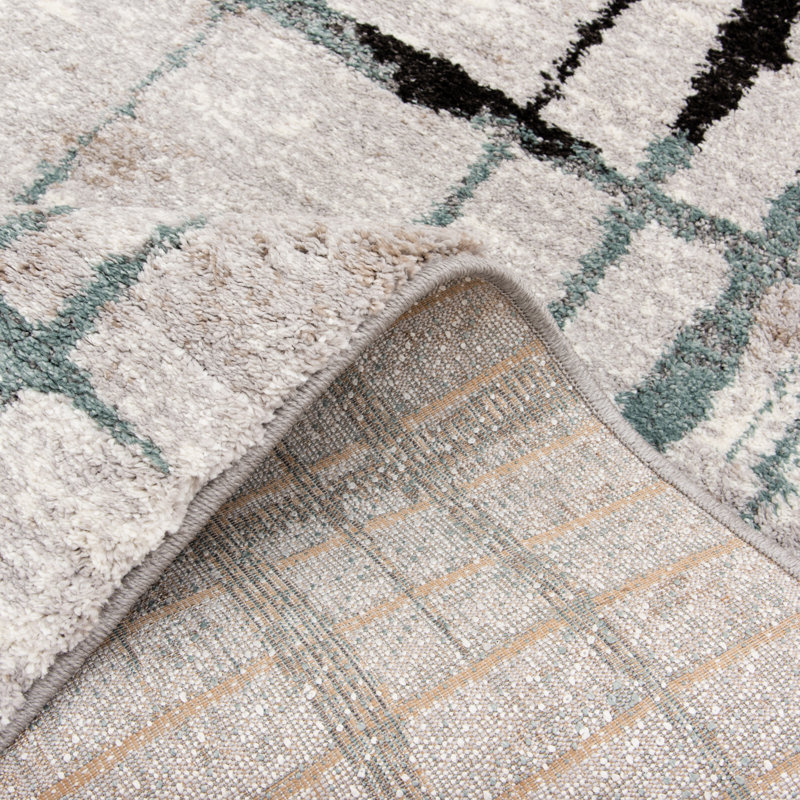 Abstract Indoor Rug, Rectangle 7'10" x 9'10"