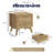 Axe Set Of 2 Drawer Nightstand, Bedside Table With Storage Drawers, Night Stand For Bedroom, End Table Or Side Table For Living Room, 15.6" D X 18.9" W X 21.7" H, Oak