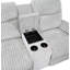 Upholstered Home Theater Seating with Cup Holder