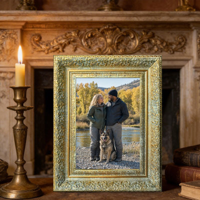 Cadre antique raffiné 3 pièces pour photos et galerie 8 po x 10 po