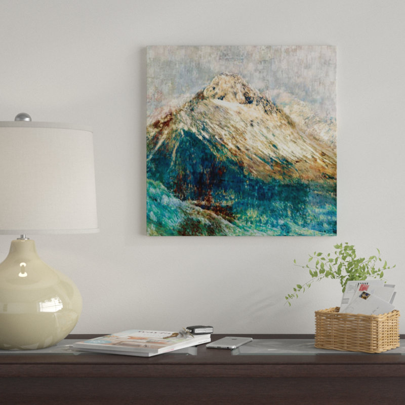 « mountain i », impression sur toile, H 26 po x l 26 po x P 1,5 po