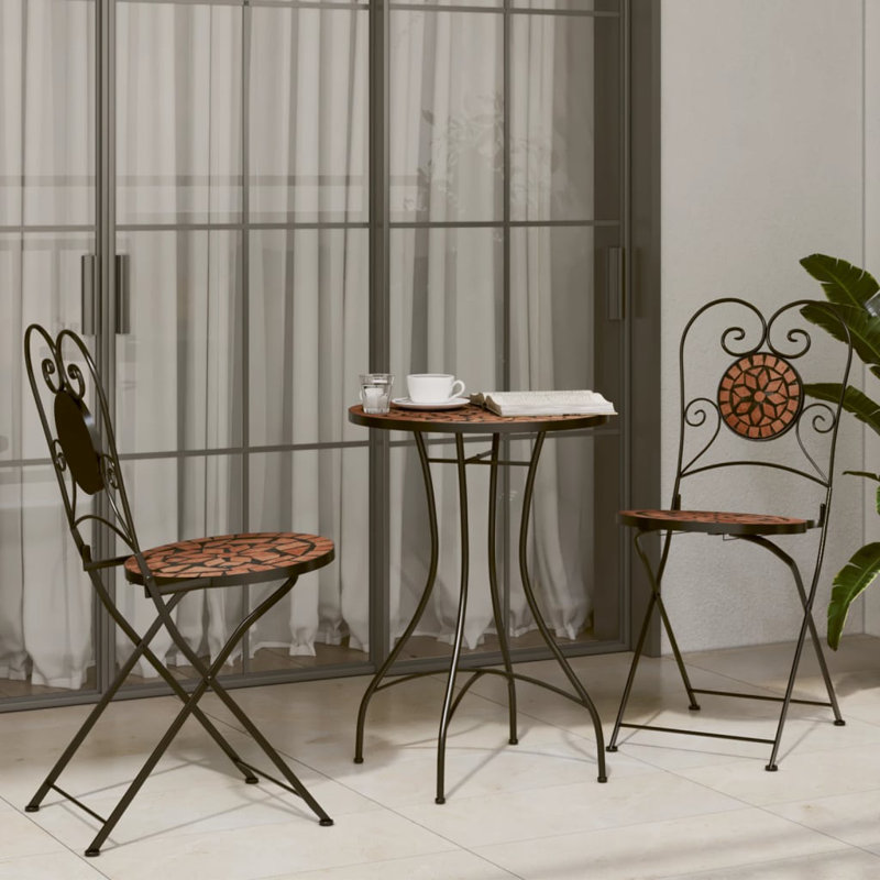 Ariz Round 3 - Piece 2 - Person 50Cm L Outdoor Bistro Set
