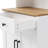 Kitchen Cabinet With Drawer, Adjustable Shelves, Solid Wood Legs, White, 5 Tier Bookshelf, For Storage White Home Drawer And Open Particle Board-645594767