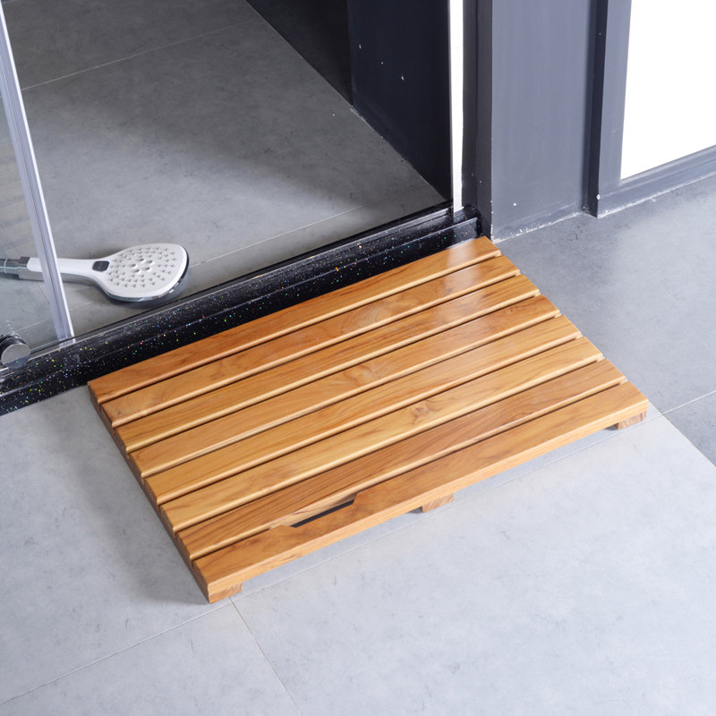 Younkin Teak Non-Slip Shower Mat