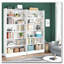 Bibliothèque à 7 niveaux avec rangement pour salon, bureau, chambre à coucher-141757030-141757031