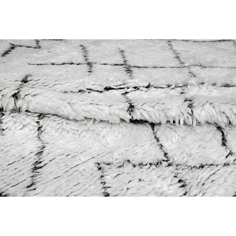 Wool Moroccan Area Rug, Rectangle 8' x 10'