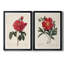 " Red Botanical III " 2 - Pieces-61455405-61455406