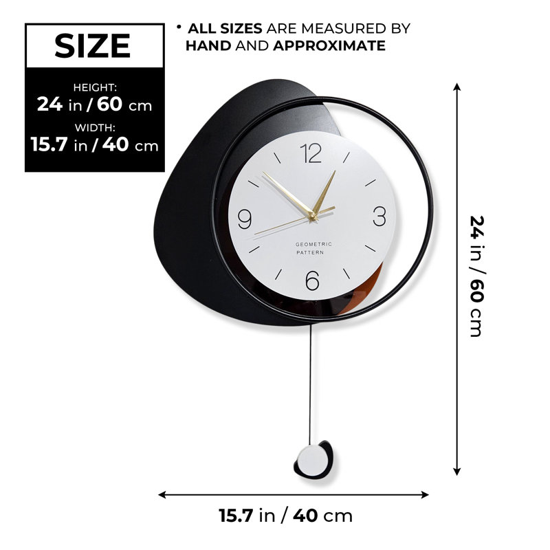 Horloge murale à pendule Edicott