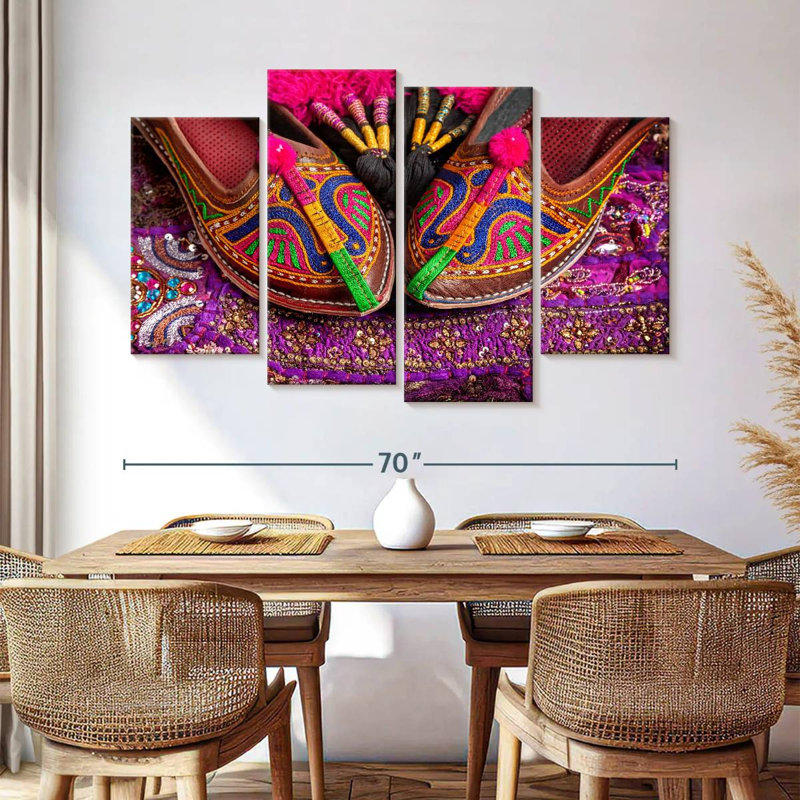 Marchelle Rajasthan Shoes, 42'' H x 68'' W