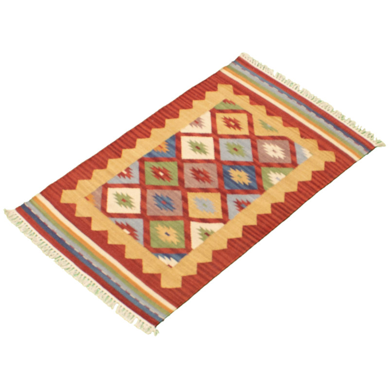 Innis Wool Geometric Indoor Rug, Rectangle 2'7" x 4'1"