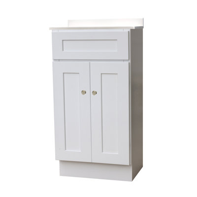 Ensemble de meuble-lavabo simple 19 po avec plateau Rella