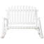 Chaise berçante d'extérieur en bois Outsunny