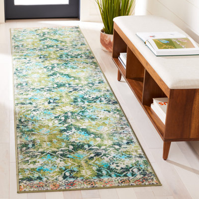 Gurgen Riviera Performance Machine Washable Floral Rug
