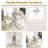 5- Piece Dining Table Set,Glass Top Metal Base Dining Tablewith 4 Faux Leather Dining Chairs-111233775-111233773