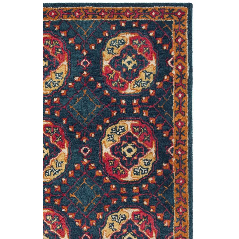 Heritage Hand Tufted Wool Oriental Rug, Square 6'