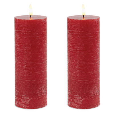 FIA Wick Pillar Candle (Set of 2)