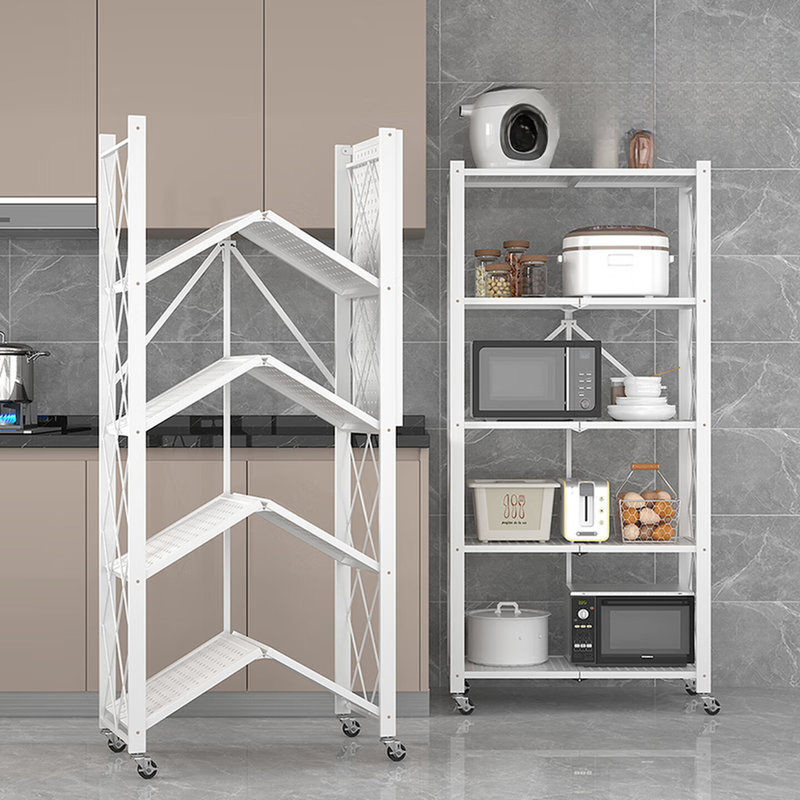Support de rangement pliable blanc à 5 niveaux JOYBOS