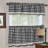 Tejeda Plaid Tailored 58'' W Cafe Curtain-983388084-983388082