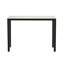 PARSON MARBLE CONSOLE TABLE BLACK BASE