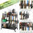 Heavy Duty 3-Tier Garden Tool Organizer With Wheels, Storage Basket, And Multi-Function Design For Garage, Shed, Yard, And Basement