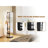 Rotating 66" Multifunctional Full-Length Mirror - Hook Storage Rack, Coat Rack, Solid Wood Floor Mirror, Space-Saving-438855336
