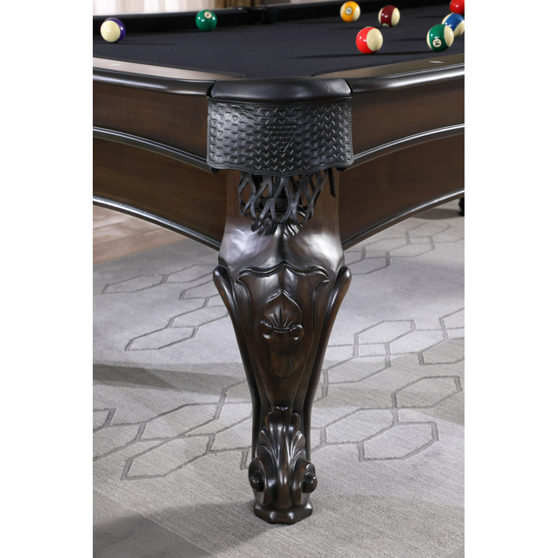 Wheaton Slate Pool Table with Professional Installation Included, Yes, Black