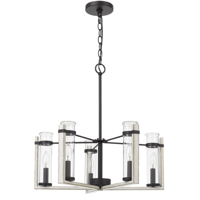 5 - Light Dimmable Drum Chandelier