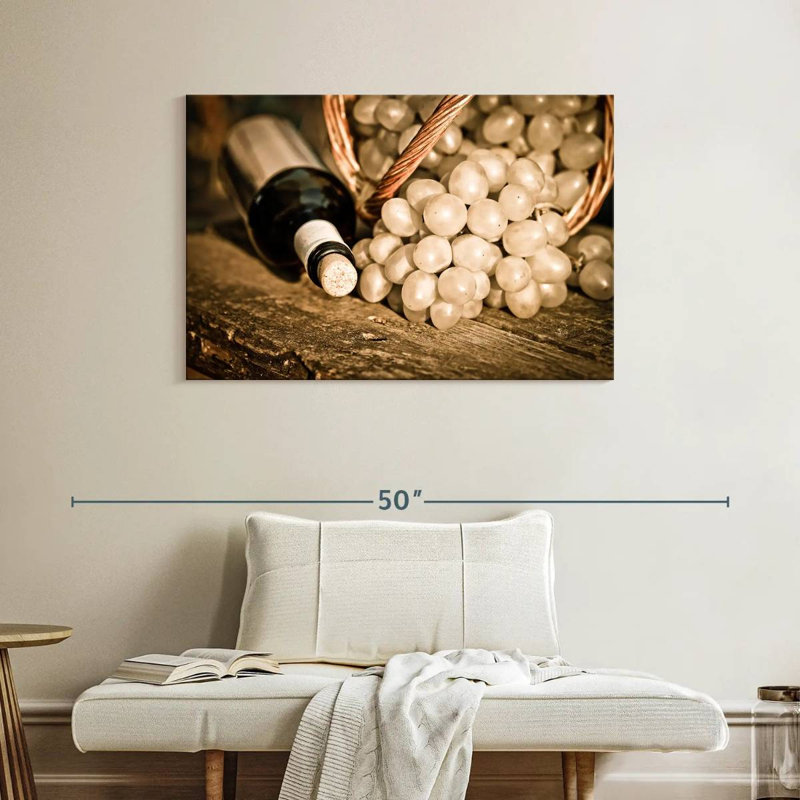 Yarlin Vineyard Vintage Wine, 26" H x 39" W