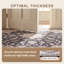 Tapis Juniper2 traditionnel persan audacieux, gris ivoire et beige, lavable à la machine, antidérapant, à poils courts, pour l'intérieur et l'extérieur, adapté aux animaux domestiques, idéal pour le salon, la chambre, la salle à manger, l'entrée, le couloir ou le bureau.-1110062333