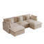 Canapé modulaire en U avec repose-pieds réversible 3 places et 2 repose-pieds-1070491767