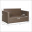 Wicker Loveseat,Outdoor Patio Furniture Couch
