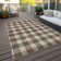 Colzie Flatweave Gingham Indoor / Outdoor Rug