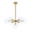 Lustre sphérique en verre 7 lumières Eclectic Modern