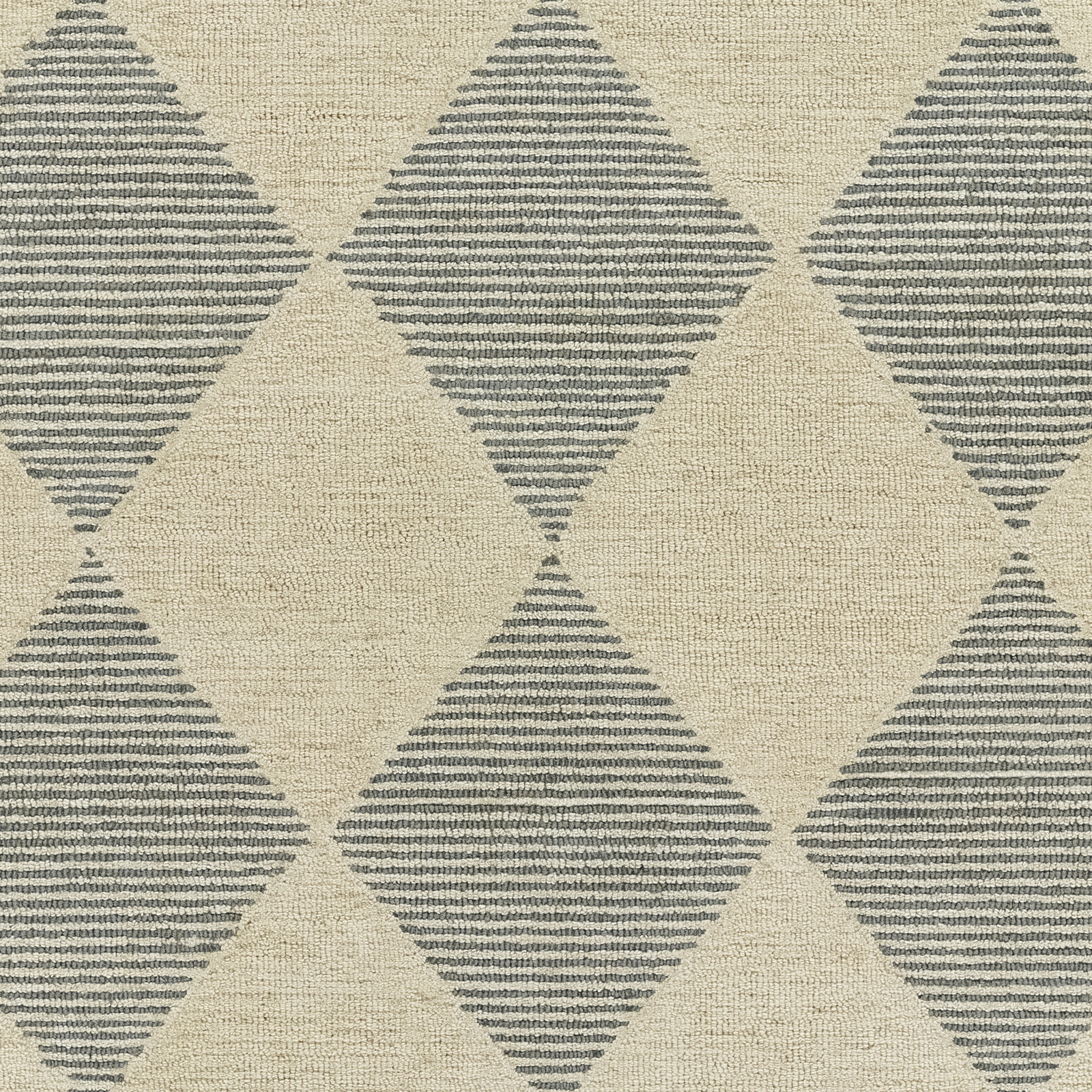 Patia Hand Tufted Wool Geometric Blue Area Rug 5' X 8', 2' X 3'