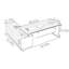 Bureau en bois manufacturé durable