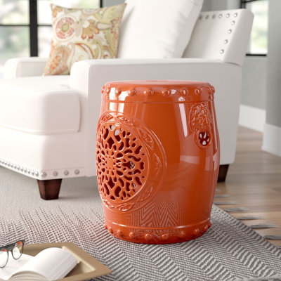 Emberlyn Ceramic Accent Stool