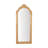 Retro carved arched mirror full-length mirror