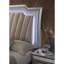 Lit double luxueux en cuir synthétique avec DEL et rangement pour un confort ultime-962753069